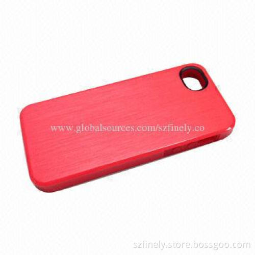 PC+TPU case for iPhone 5/5S, 2-in-1 design, brushed effect, lightweight and anti-scratch
